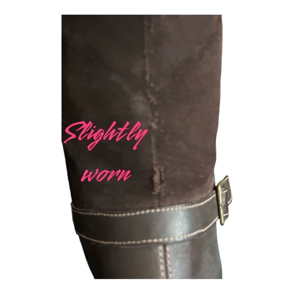 Naturalizer Women’s Brown Suede and Leather Jadis Boot Size 10M - Picture 8 of 9